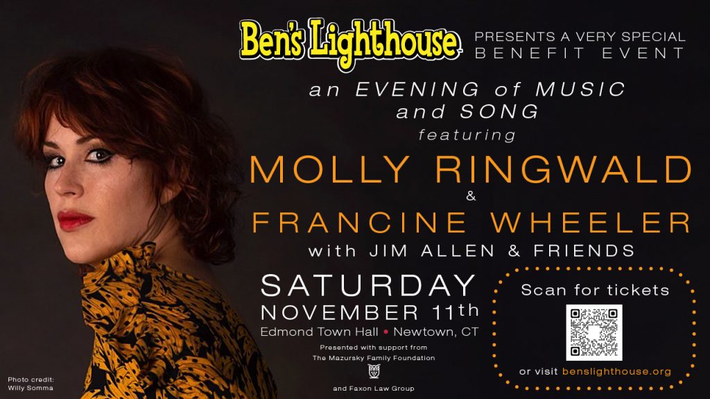 Ben's Lighthouse Benefit Concert Featuring Molly Ringwald | Edmond Town ...