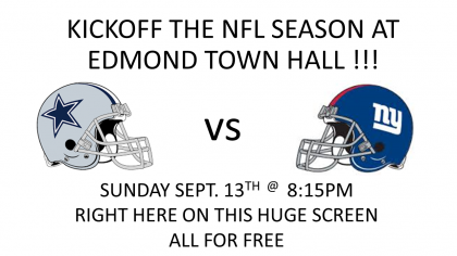 KICKOFF THE NFL SEASON AT Edmond TOWN HALL